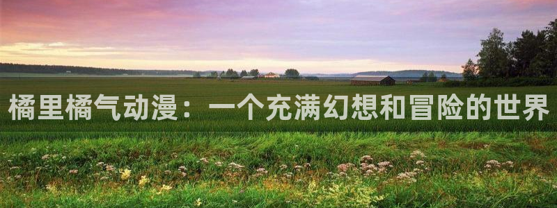 6080旧里番动漫：橘里橘气动漫：一个充满幻想和冒险的世界